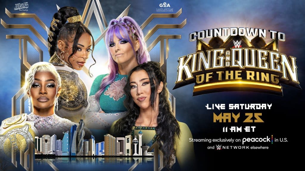 WWE King and Queen of the Ring Bianca Belair Jade Cargill Indi Hartwell Candice LeRae