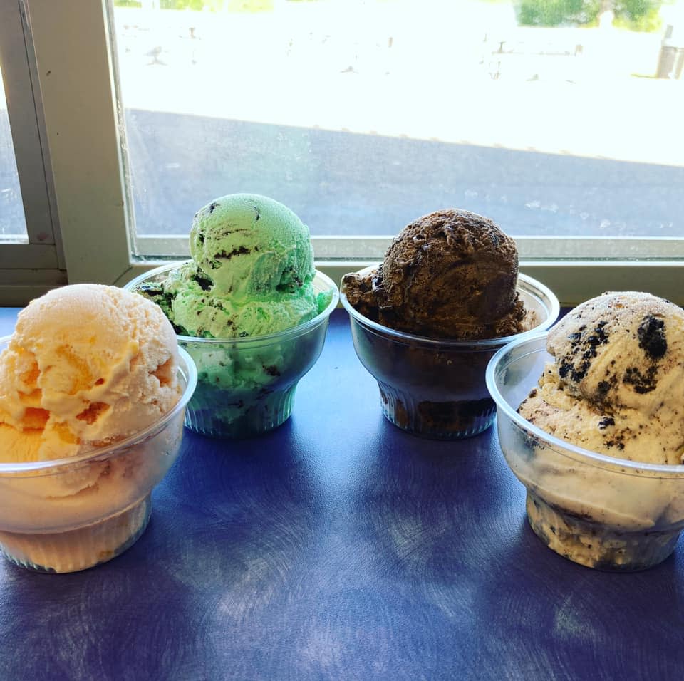 Various flavors of ice cream are shown at Scoopy's Ice Cream in Sewell, which is open seven days a week and offers homemade ice cream, water ice and specialty smoothies and more.