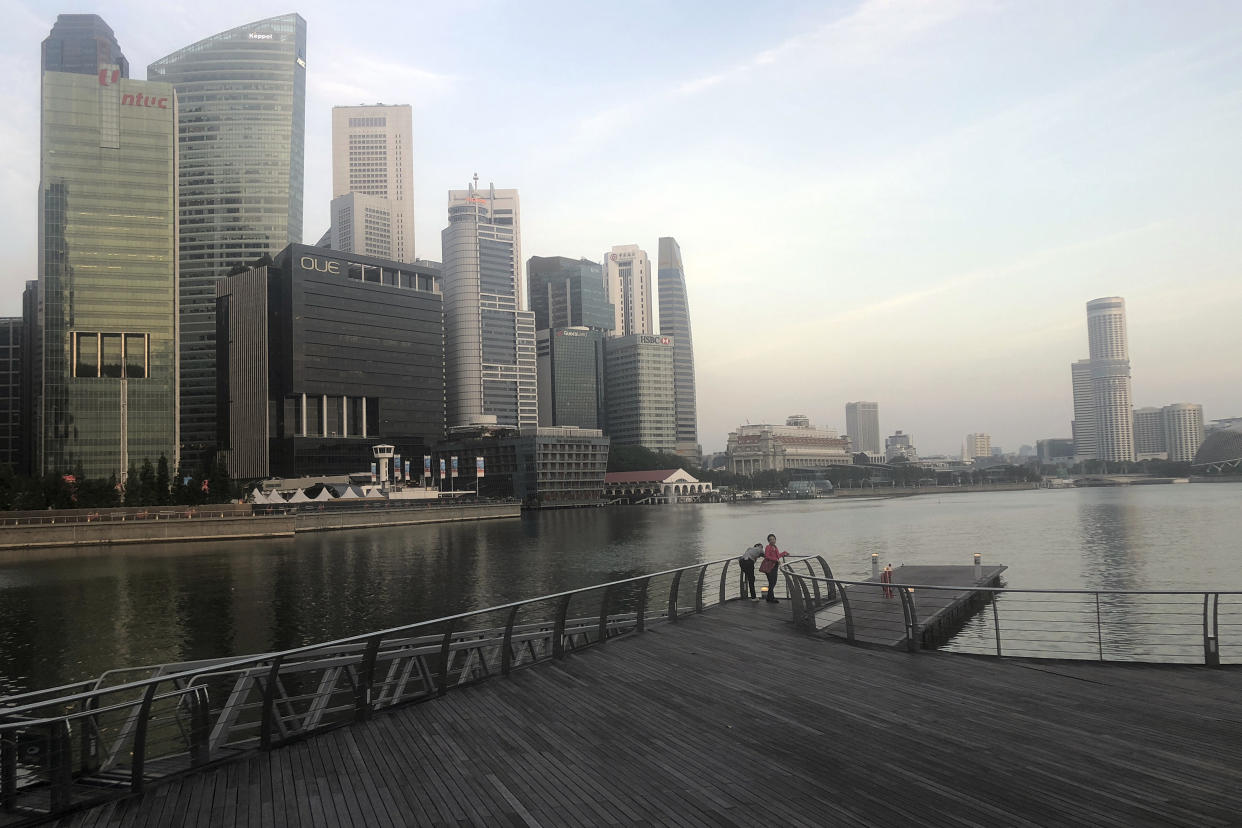 Singapore’s Marina Bay in January 2018. (File photo: AP/Wong Maye-E)