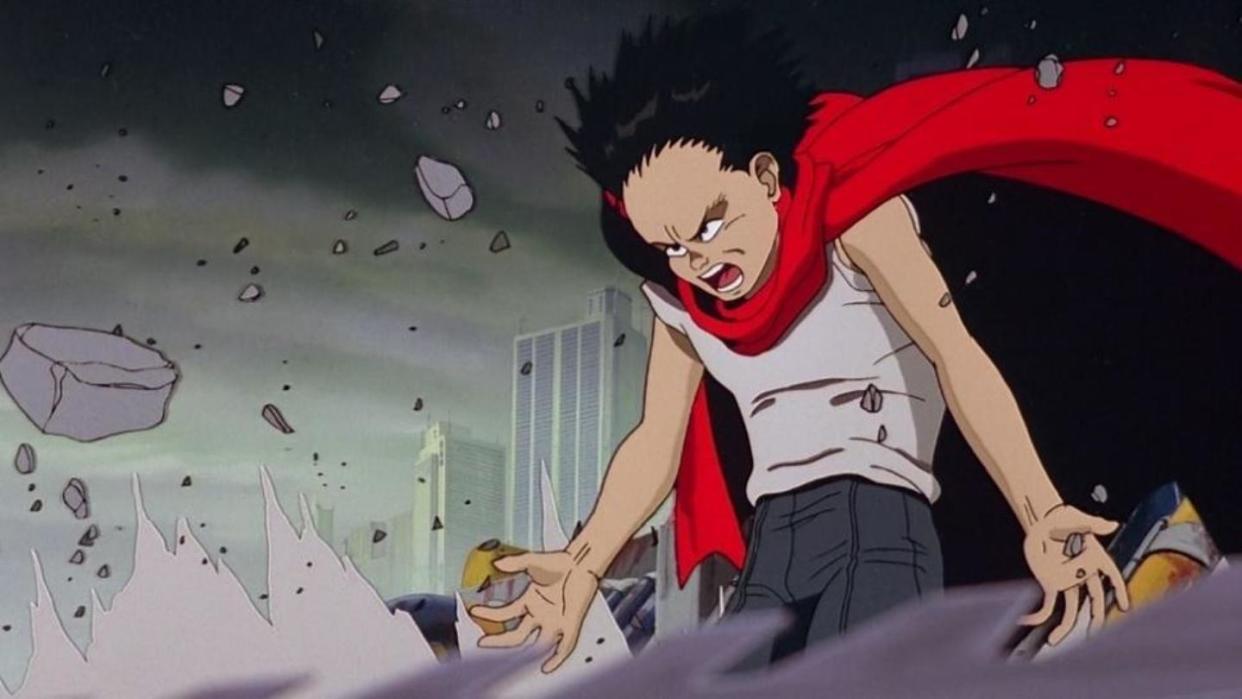 Tetsuo Shima unleashes his new found powers in 'Akira' (Manga)