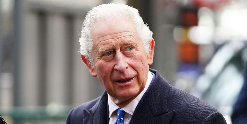 glasgow, scotland   november 05 prince charles, prince of wales visits glasgow central station to view two alternative fuel, green trains as part of network rails green trains  cop26 event on november 5, 2021 in glasgow, scotland 2021 sees the 26th united nations climate change conference which will run from 31 october for two weeks, finishing on 12 november it was meant to take place in 2020 but was delayed due to the covid 19 pandemic photo by jane barlow wpa poolgetty images