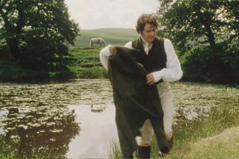 Colin Firth personificó a Mrs. Darcy y la escena de la 