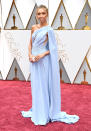 <p>Moderatorin Giuliana Rancic erschien zu den Oscars in einem hellblauen Kleid mit raffinierten Seitenschlitzen und einem langen Cape. (Photo by Frazer Harrison/Getty Images) </p>