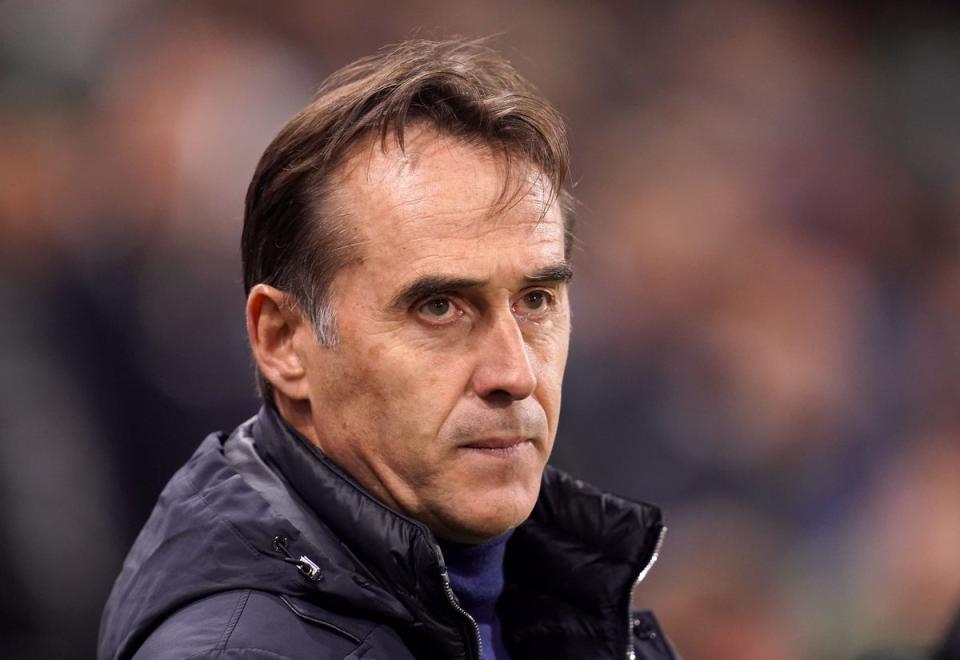 Successor: Julen Lopetegui expected to be named as Moyes' replacement (John Walton/PA Wire)