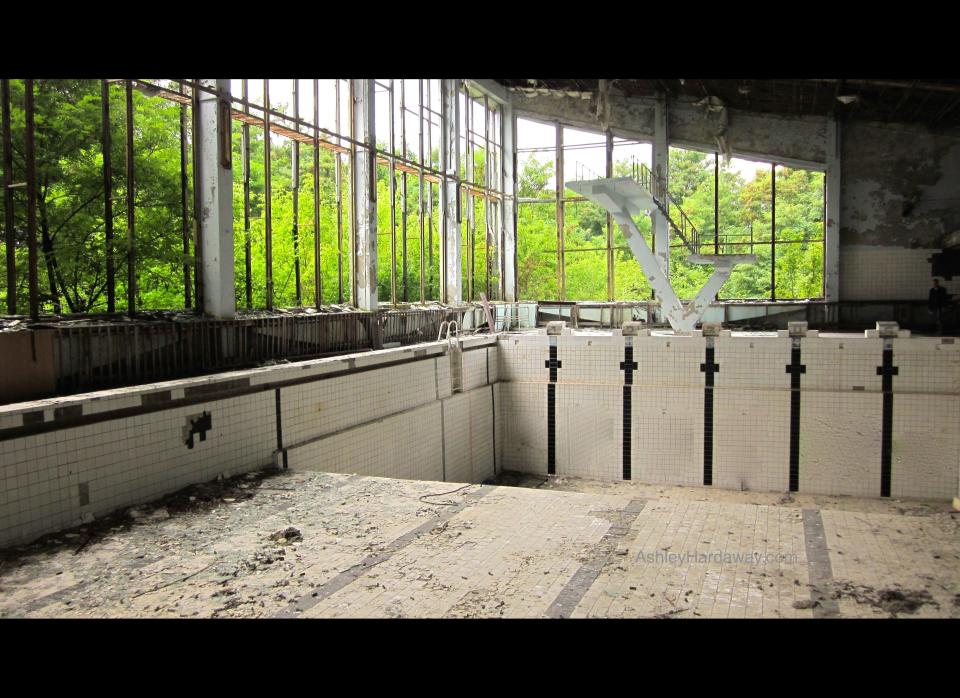 Pripyat's Gymnasium (Pool)   Photo via Ashley Hardaway 