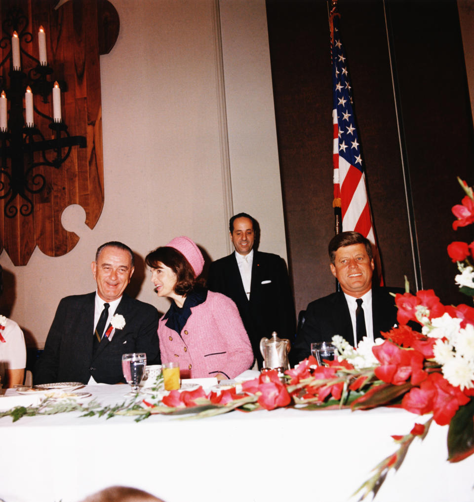 Jackie Kennedy in a suit