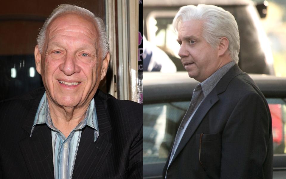 Jerry Heller, left, and Paul Giamatti in Straight Outta Compton