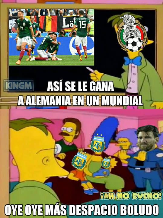 Memes Alemania vs México