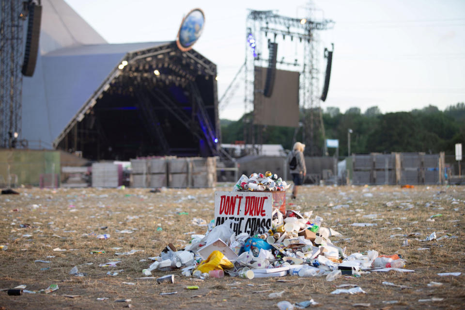 Glastonbury Clean-Up