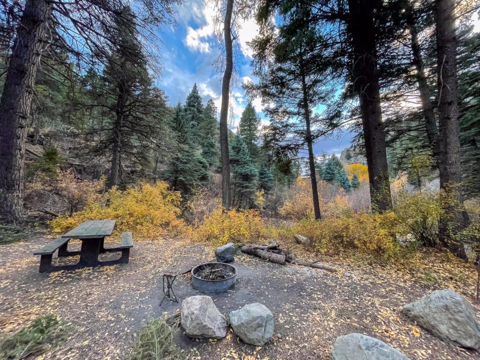 Insider's author's campsite in New Mexico.