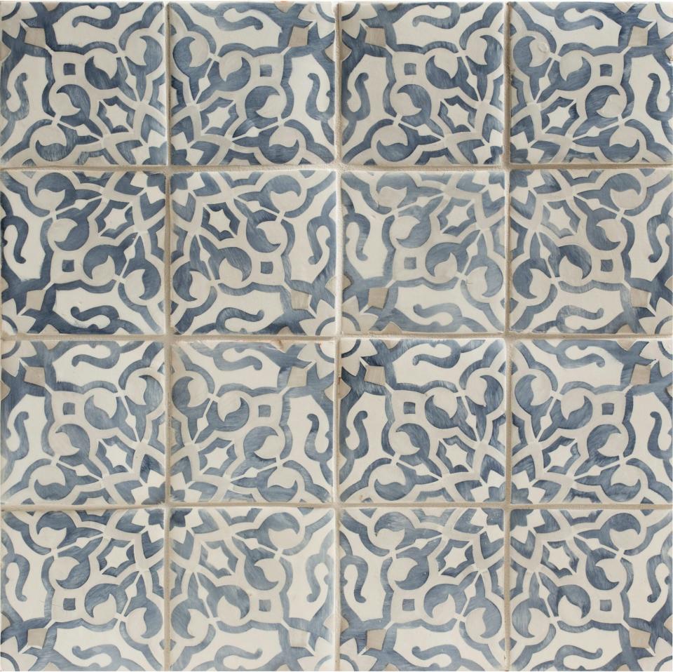 Blue Patterned Tile