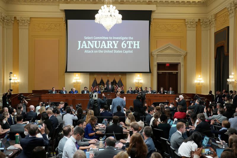 FILE PHOTO: U.S. House panel probing Capitol riot holds hearing