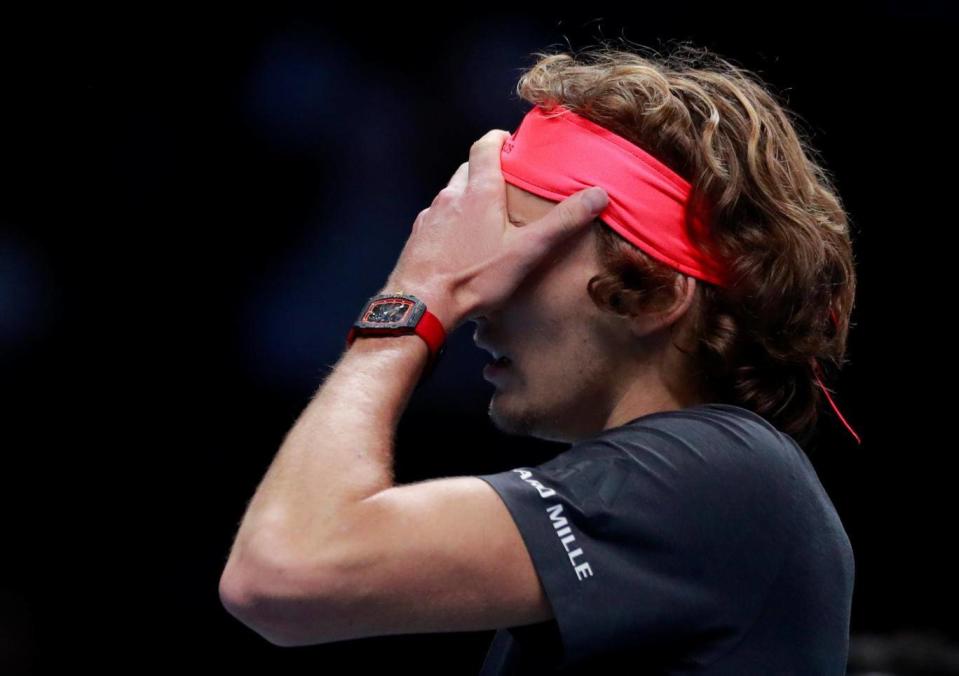 The incident overshadowed one of Zverev’s standout victories (Reuters)