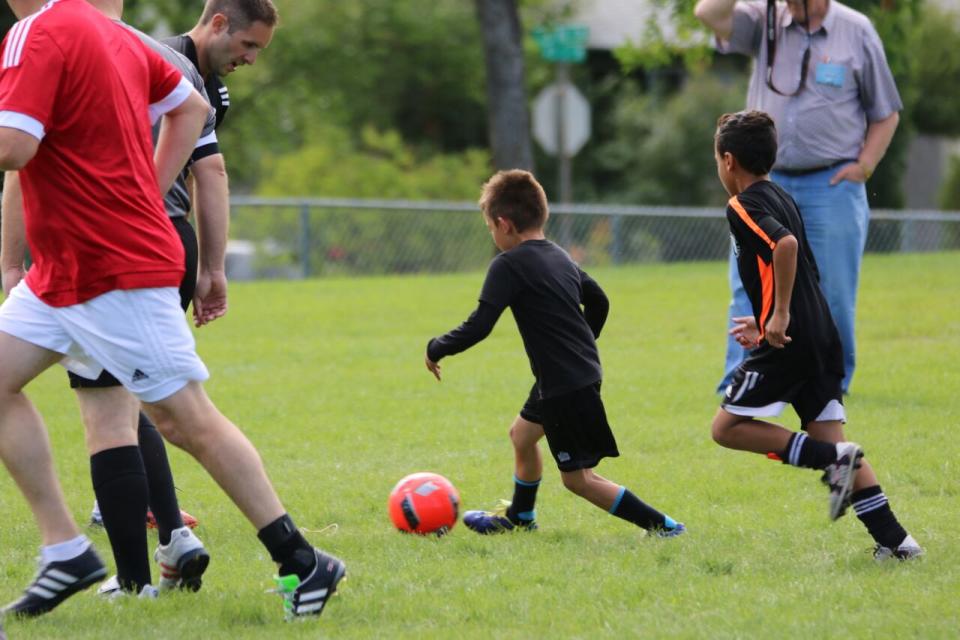 Soccer Without Boundaries offers a summer camp and year-round soccer program for new Canadians, refugees, low-income families and any other kids who want to get involved. 
