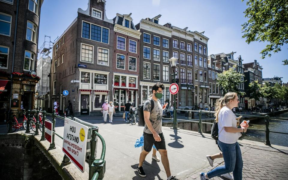 Amsterdam is currently a Covid-19 hotspot, say officials - Getty