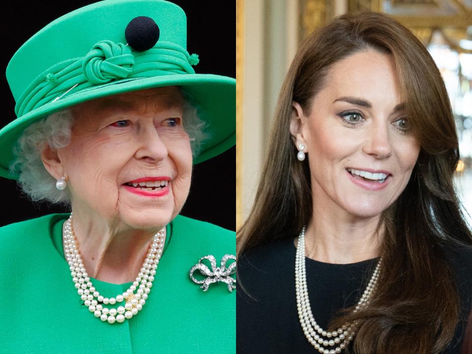 Times Kate Middleton Wore Queen Elizabeth II’s Jewelry: Photos