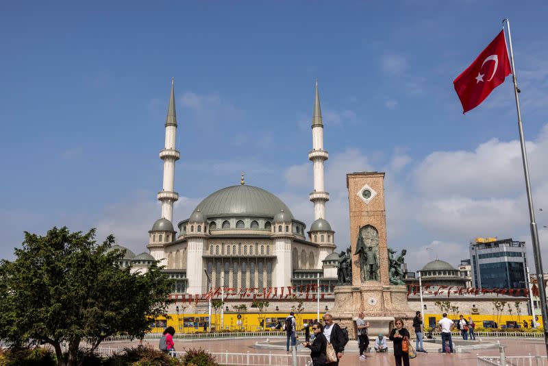 A general view of Taksim Square in Istanbul