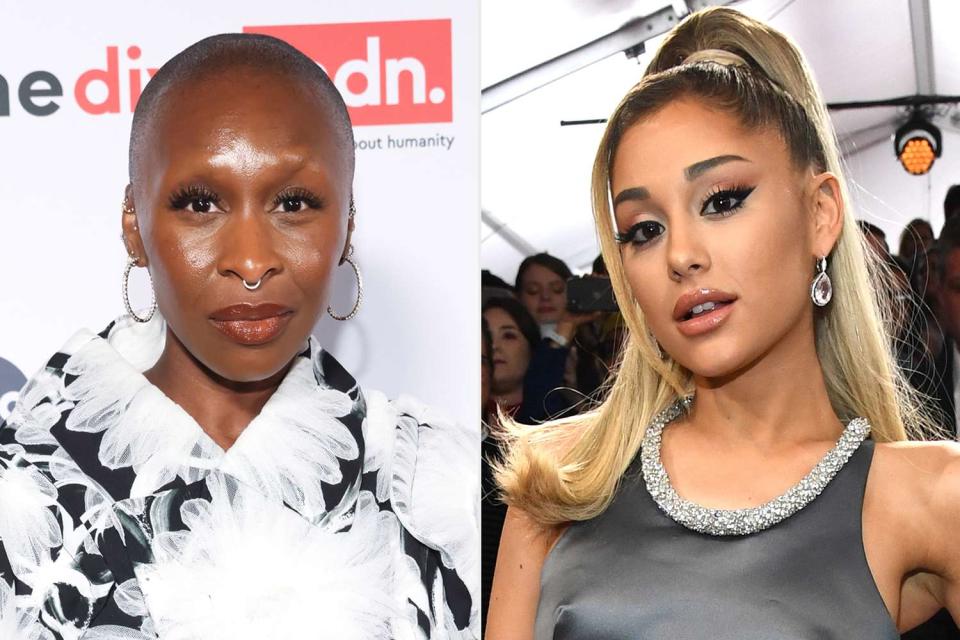 <p>Rodin Eckenroth/Getty Images; Kevin Mazur/Getty Images</p> Cynthia Erivo and Ariana Grande