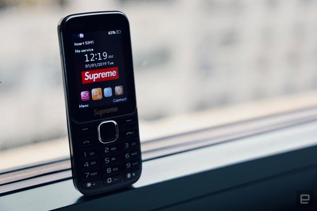 Supreme's burner phone is a hypebeast's dream