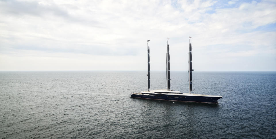 <p>The Black Pearl has undergone extensive sea trials ahead of completion. Much of the interior has yet to be refined, however. (Ken Freivokh Design) </p>