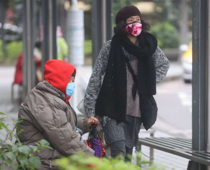 入冬首波寒流昨晚南下，北台灣氣溫降低。（中央社資料照）