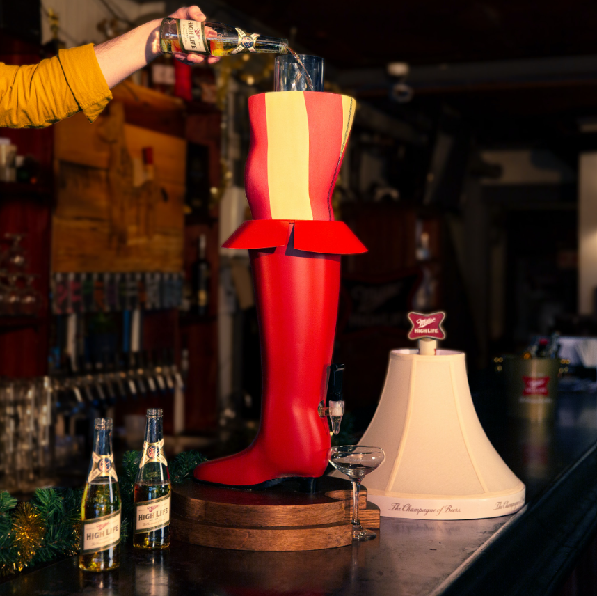 A very Milwaukee spin on "A Christmas Story" icon. Miller High Life is releasing a limited-edition Leg Lamp Beer Tower "modeled after the historic and beloved Girl in the Moon who has graced the iconic bottle since its 1903 debut."