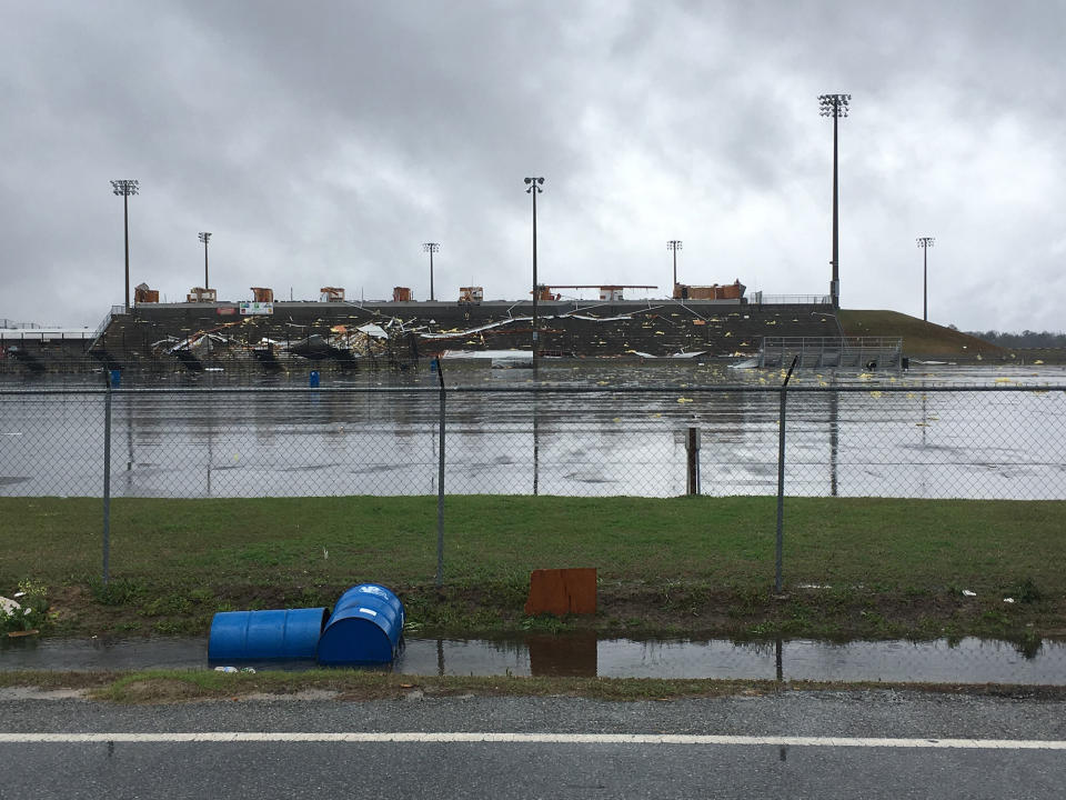 Severe storms hit the South