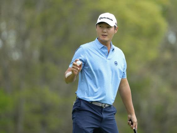 Danny Lee is one shot back of Koepka (Getty)