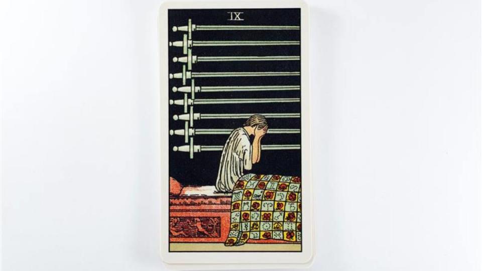 The nine of swords (financial tarot spread)