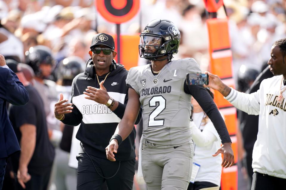 Deion Sanders, Shedeur Sanders and the Colorado Buffaloes are favored over Arizona State in their Pac-12 college football game on Saturday.
