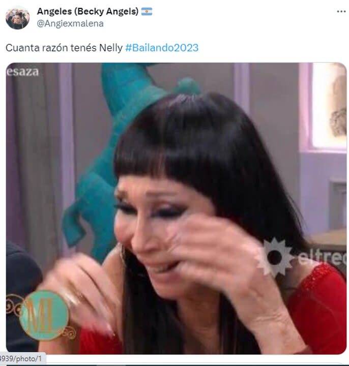 La respuesta de Nelly a Moria también fue blanco de memes (Foto: X/@Anglexmalena)