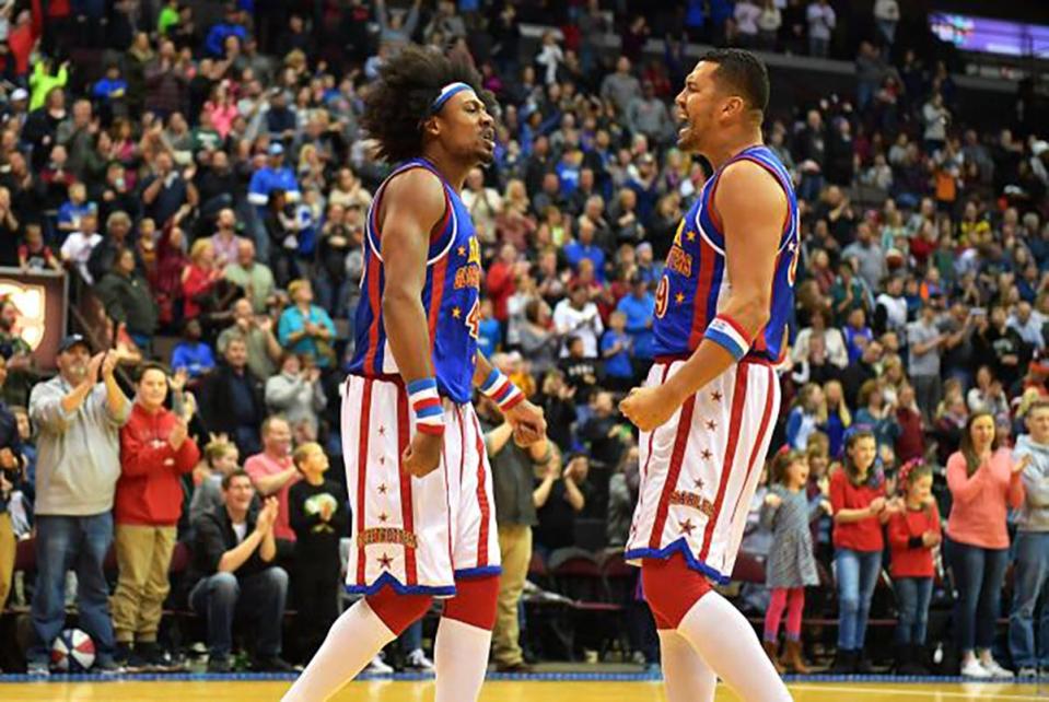 The Harlem Globetrotters plan to increase their win streak on Sunday at Wells Fargo Arena.