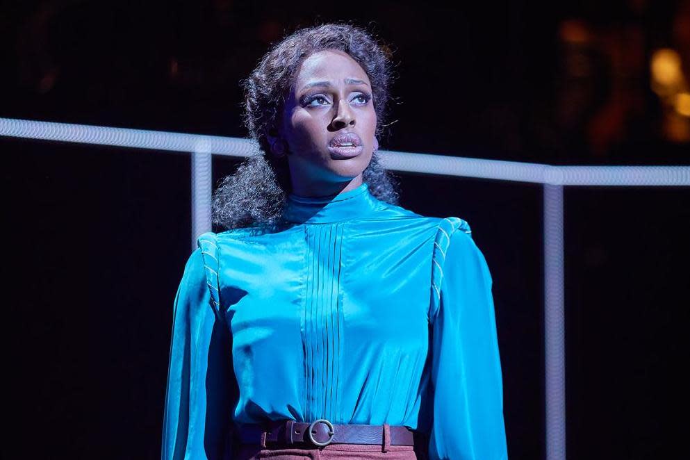 Playing games: Alexandra Burke as Svetlana in Chess: Brinkhoff/Mogenburg