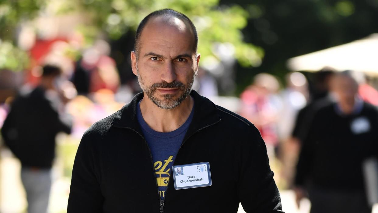 Mandatory Credit: Photo by Rob Latour/REX/Shutterstock (8957213eh)Dara Khosrowshahi, CEO of ExpediaAllen & Company Sun Valley Conference, Idaho, USA - 12 Jul 2017.