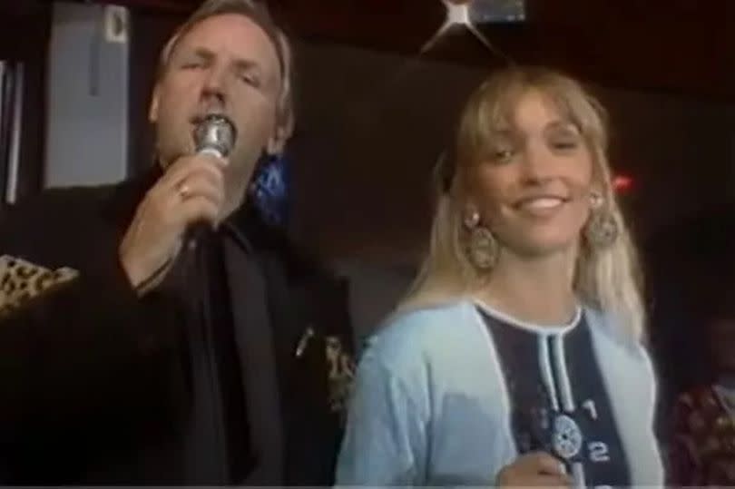 The Hitman and Her - Pete Waterman and Michaela Strachan - film at Flicks in 1990