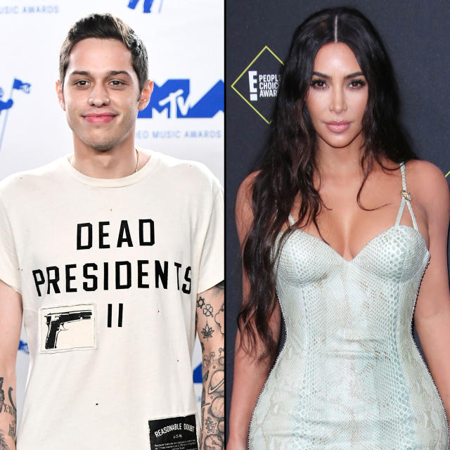 Bedroom buddies? Kim Kardashian and Pete Davidson wear matching PJs