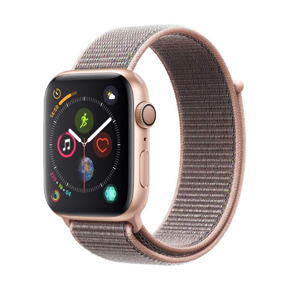 Best Smart Option: Apple Watch Series 4 With Pink Sand Sport Band