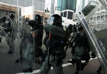 Anti-government demonstration in Hong Kong