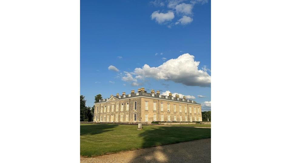 a view of Althorp House 