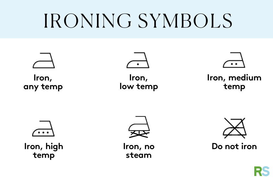 laundry ironing symbols