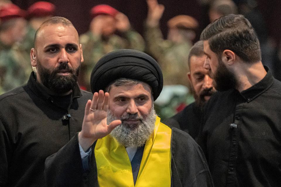 Hashem Safieddine had been running Hezbollah ever since former leader Hassan Nasrallah was killed in an Israeli airstrike on 27 September (AFP via Getty Images)