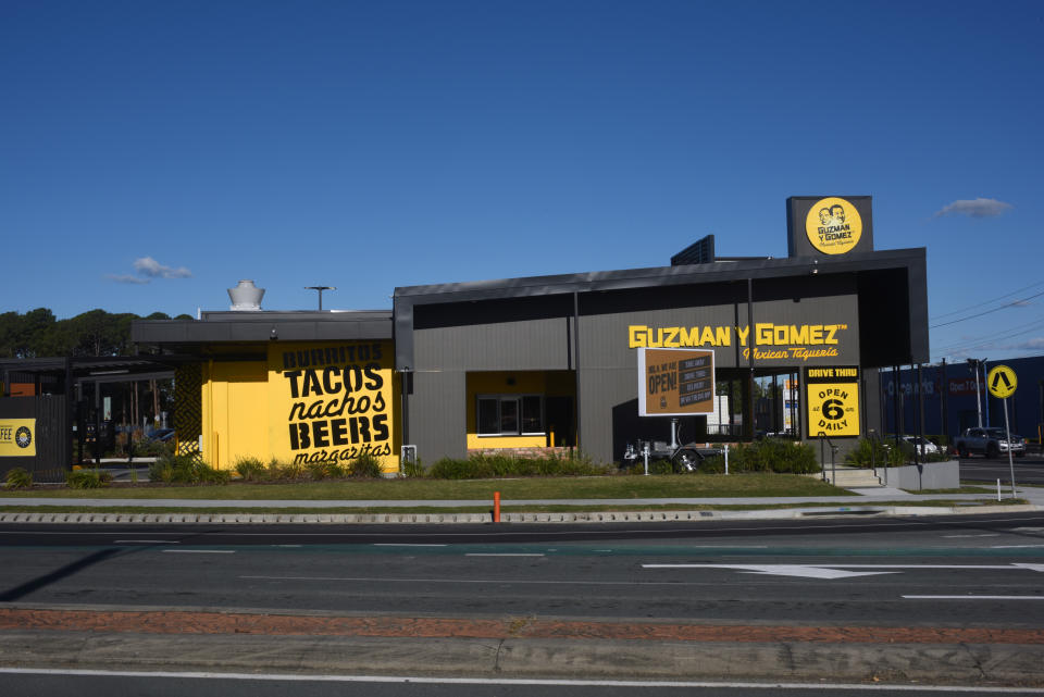 Guzman y Gomez fast food outlet and drive through