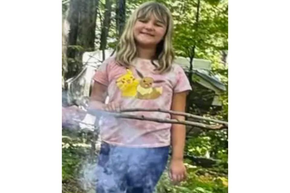 <p>New York State Police</p> Charlotte Sena, 9, was last seen on a bike ride in Moreau Lake State Park in Gansevoort, New York, on Saturday.