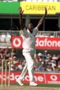 <p>Courtney Walsh celebrates another victim – this time England’s Michael Vaughan </p>