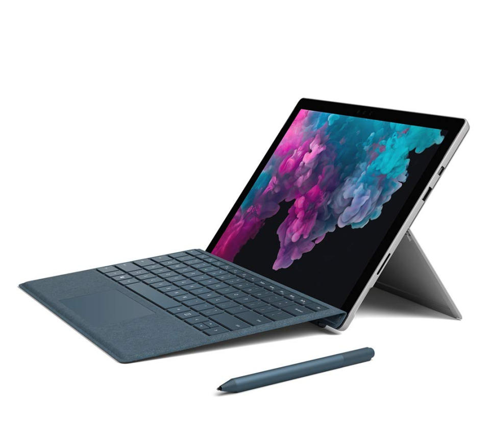 Feel like a pro at school with this Microsoft Surface Pro 6. (Photo: Amazon)