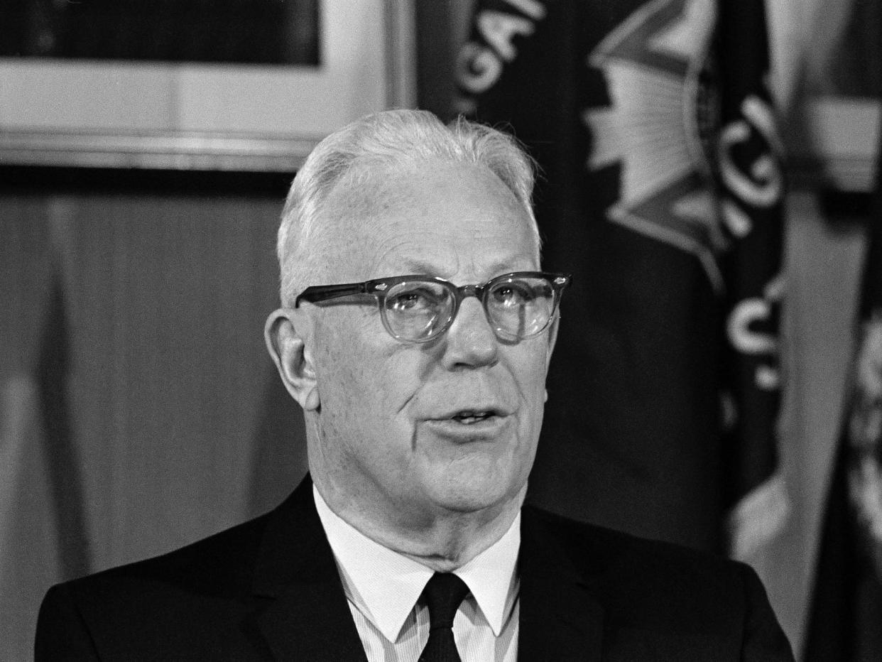 Chief Justice Earl Warren in 1964.