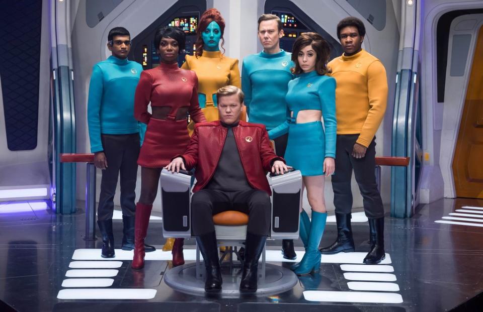 The crew of the USS Callister (Netflix)