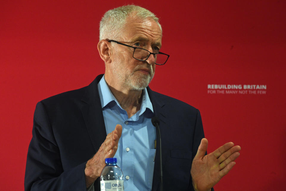 Jeremy Corbyn has been criticised for his handling of anti-Semitism within the Labour Party (Picture: PA)