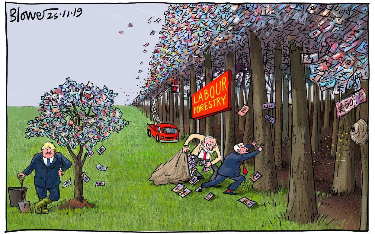 Blower's cartoon on the Conservative manifesto