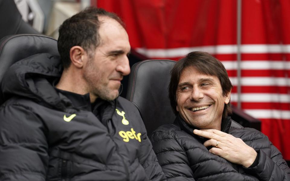 Cristian Stellini alongside Antonio Conte - Premier League manager sackings: what the clubs really meant - PA/Andrew Matthews